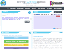 Tablet Screenshot of institution-saint-pierre.fr